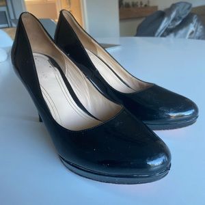 Cold Haan Nike Air Black Patent Leather High Heel | 9